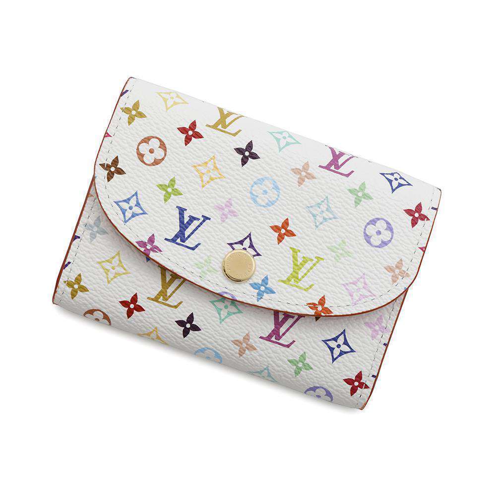 Louis Vuitton Multicolore Multicolor Wallet Monnaie Rosalie Takashi Murakami
